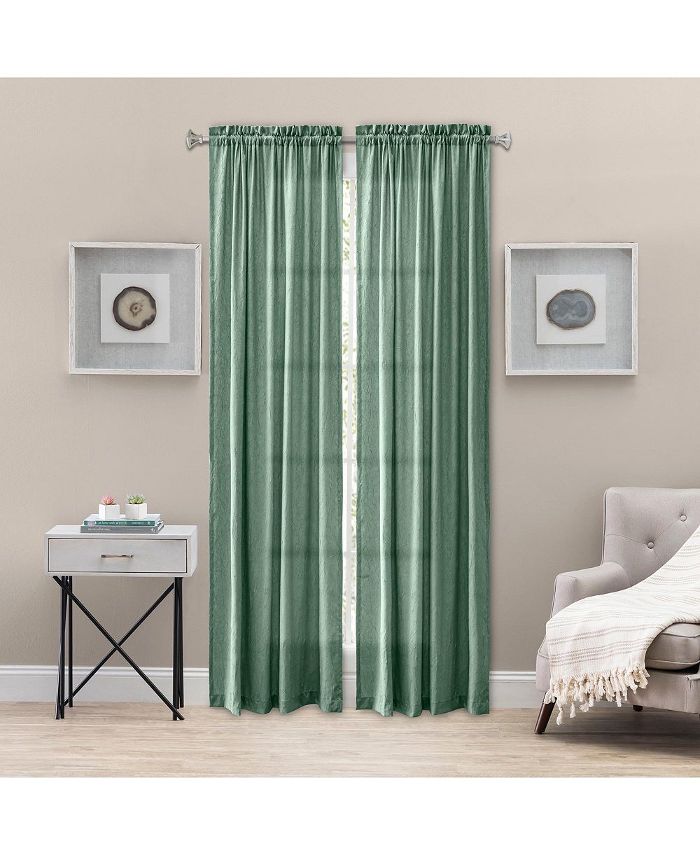 Ellis Curtain Portland Crushed Taffeta Rod Pocket Tailored Panel