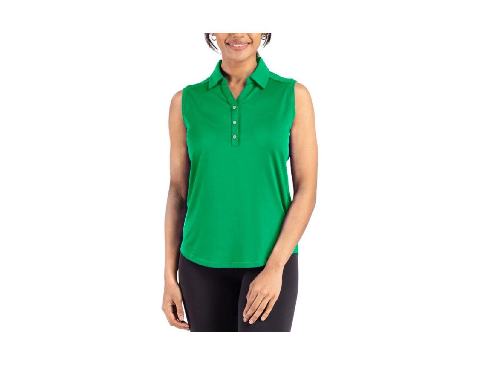 Женский поло Cutter & Buck Forge Eco Stretch Recycled Sleeveless