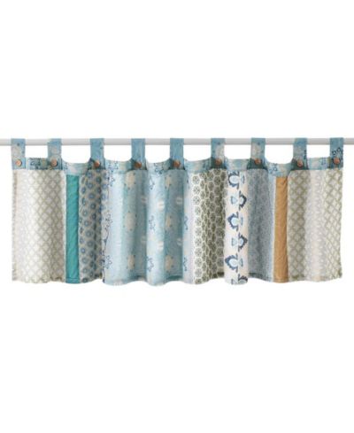 Greenland Home Fashions Thalia Stylized Florals and Geometric Prints Bohemian Ultimate Comfort Valance 84"x21"