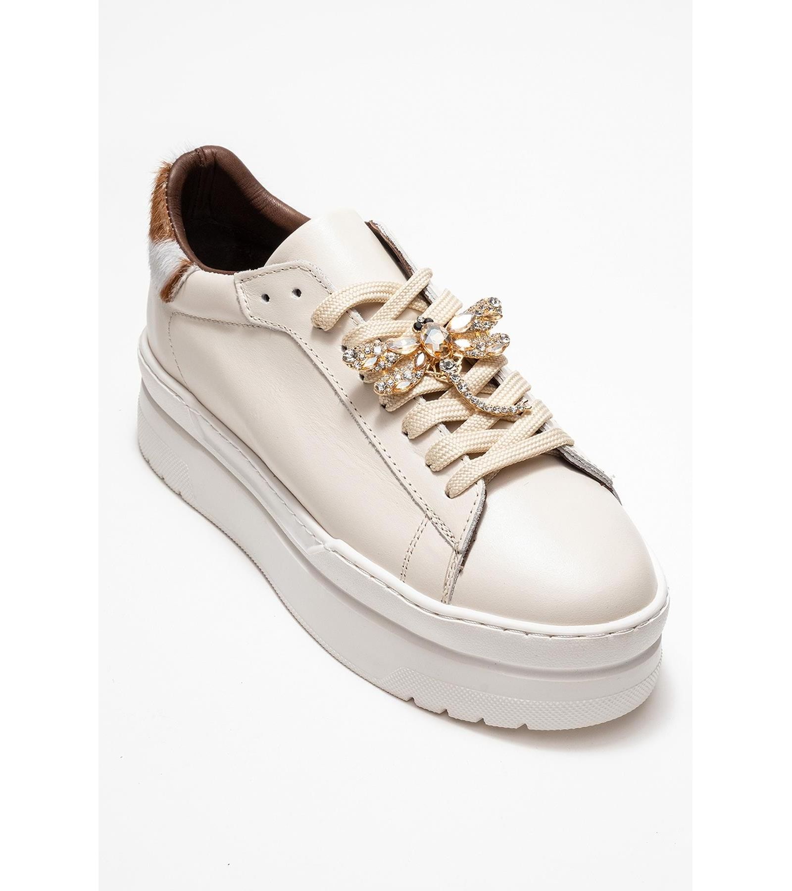 Женские кроссовки Forever & Always Shoes Laren из кожи с пряжкой