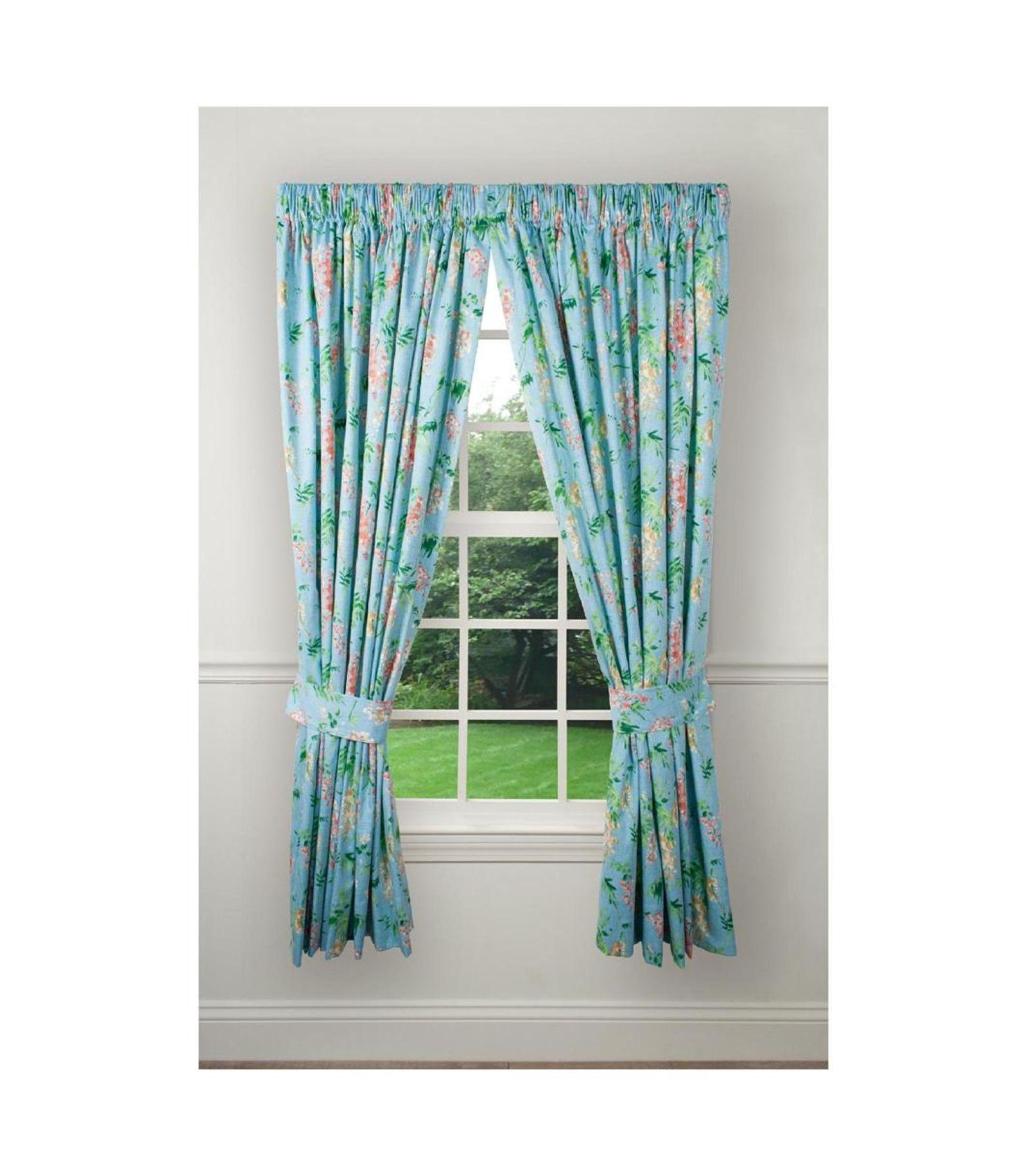 Ellis Curtain Wisteria Lined Light Blocking Window Curtain Tailored Panel - 50x63"