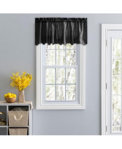 Ellis Curtain Portland декоративная занавеска из тафты с карманом для штанги - 48x15"