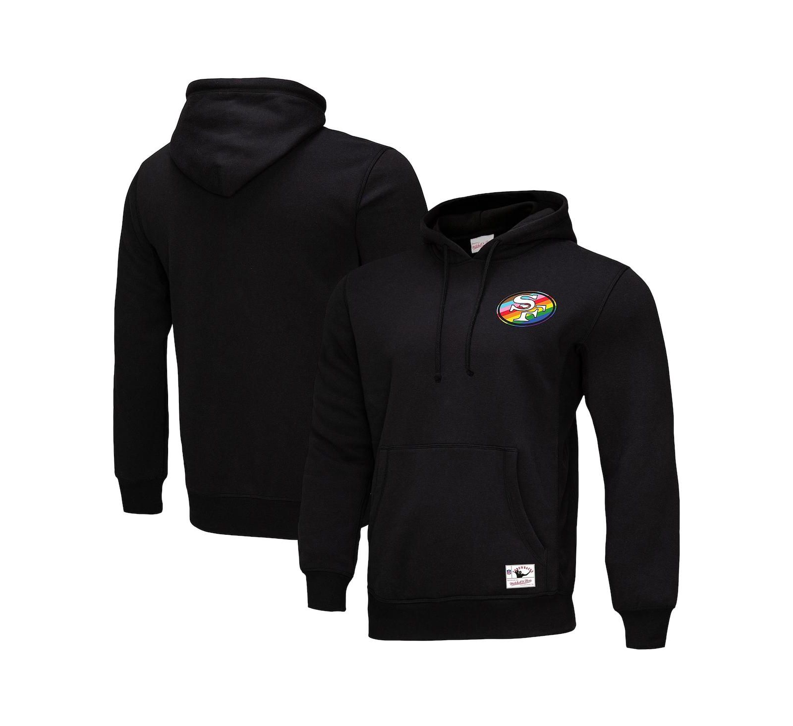 Мужское худи Mitchell & Ness Black San Francisco 49ers Pride Pullover