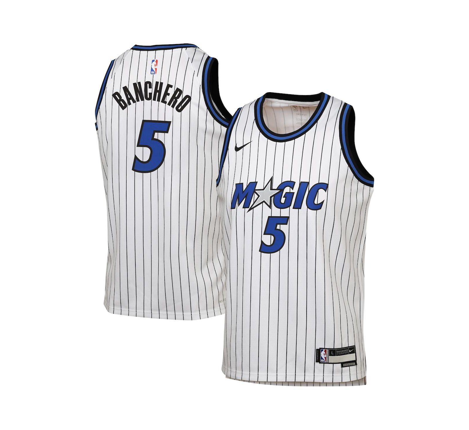 Детская джерси Nike Paolo Banchero White Orlando Magic Swingman Player
