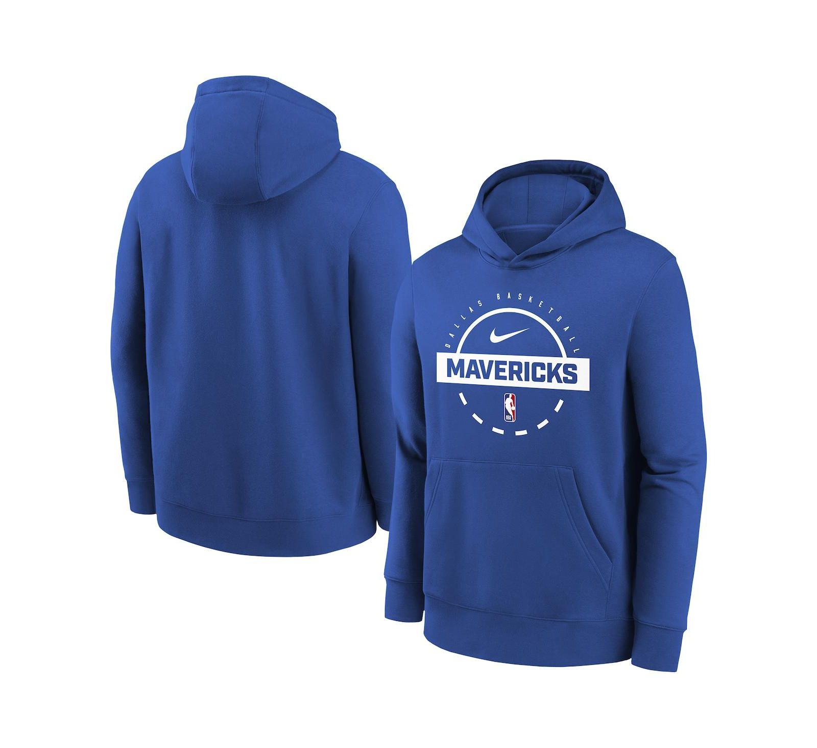 Детское худи Nike Dallas Mavericks 2025/26 Club Fleece Blue