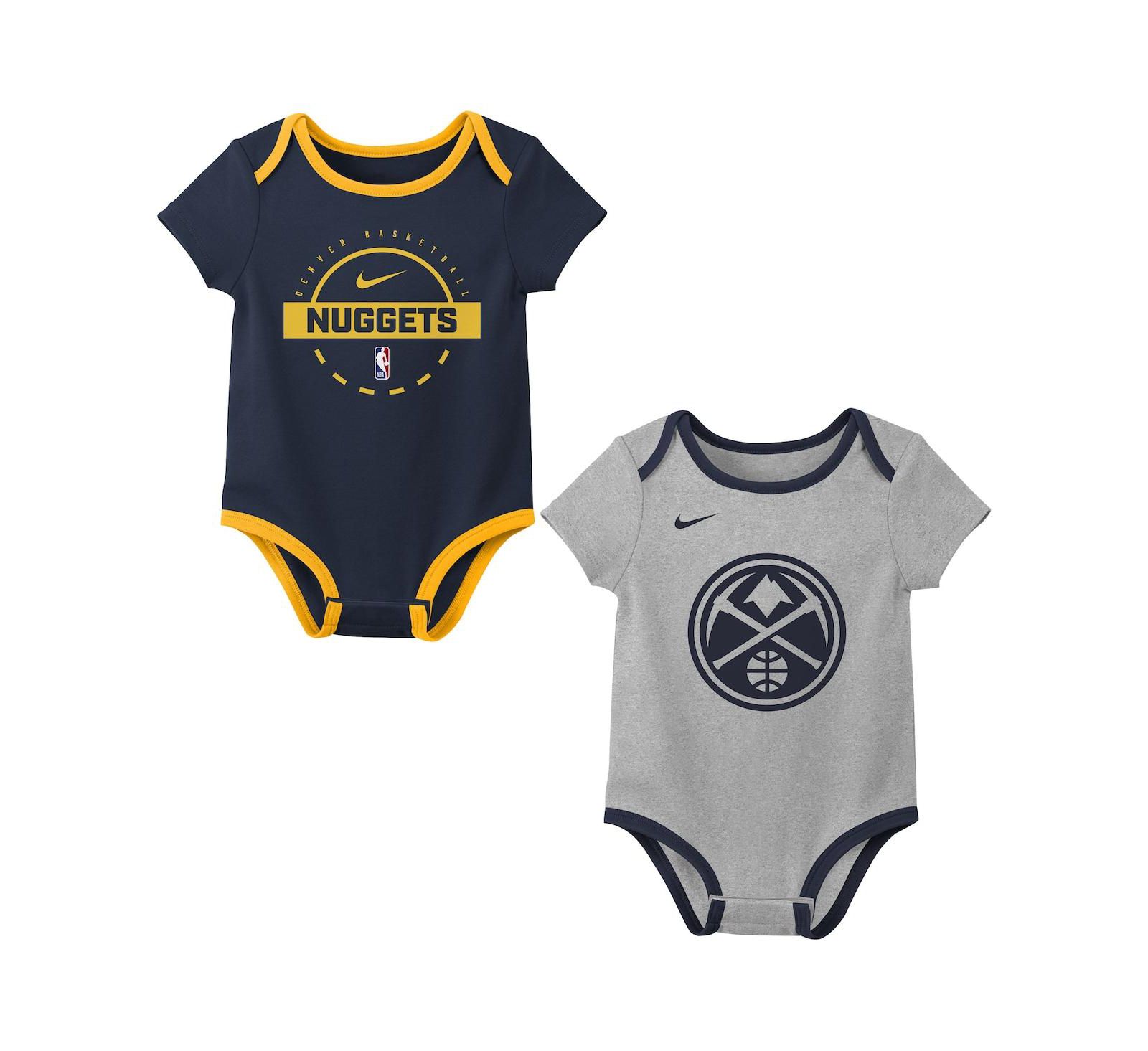 Детский комплект боди Nike 2-piece Denver Nuggets для мальчиков и девочек