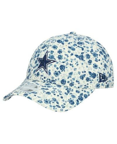 Женская регулируемая кепка New Era Cream Dallas Cowboys Ditzy 9TWENTY