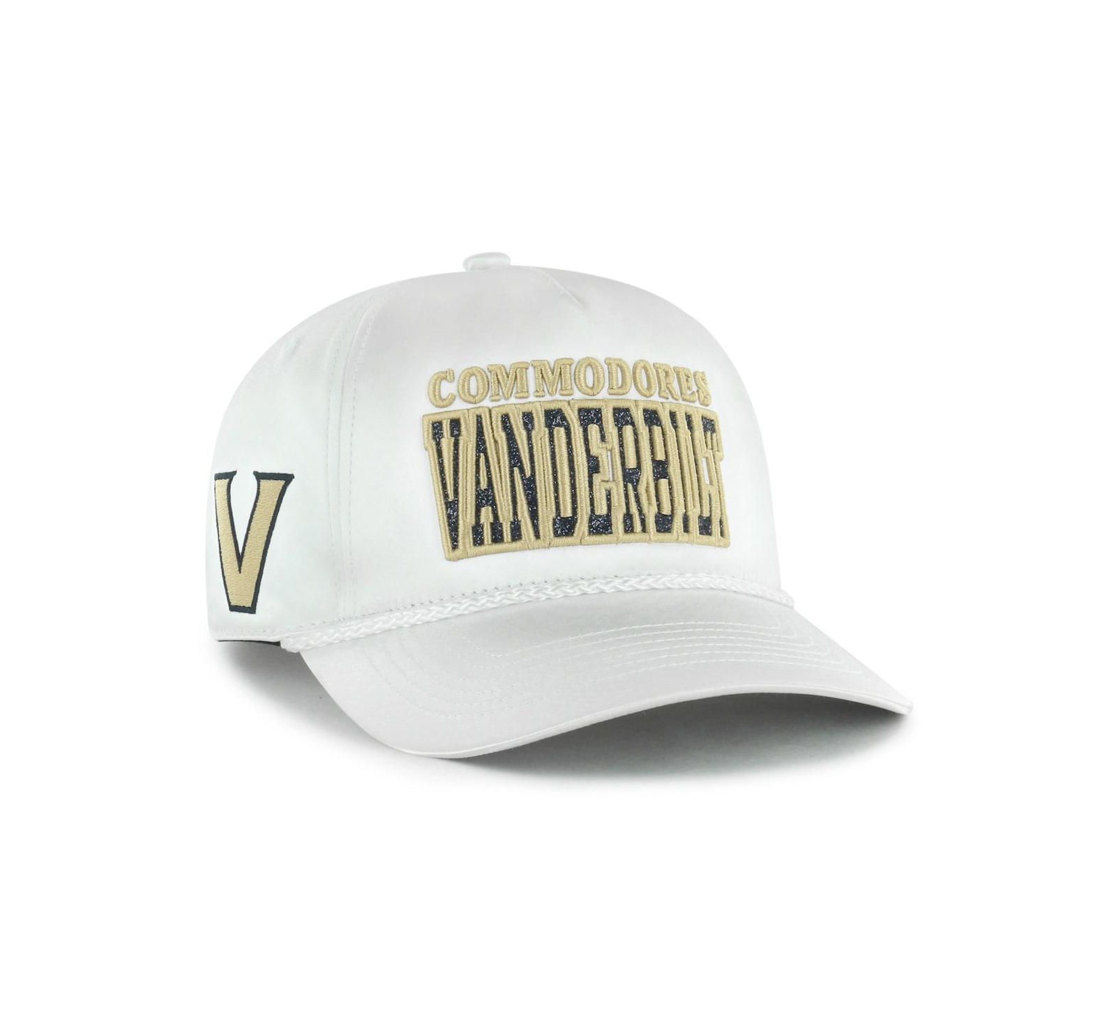 Женская регулируемая кепка '47 Brand Vanderbilt Commodores Outspoken Hitch, белая