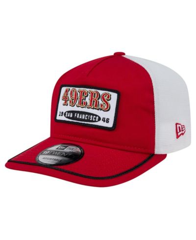 Мужская кепка New Era Scarlet/White San Francisco 49ers Patch 19TWENTY Adjustable