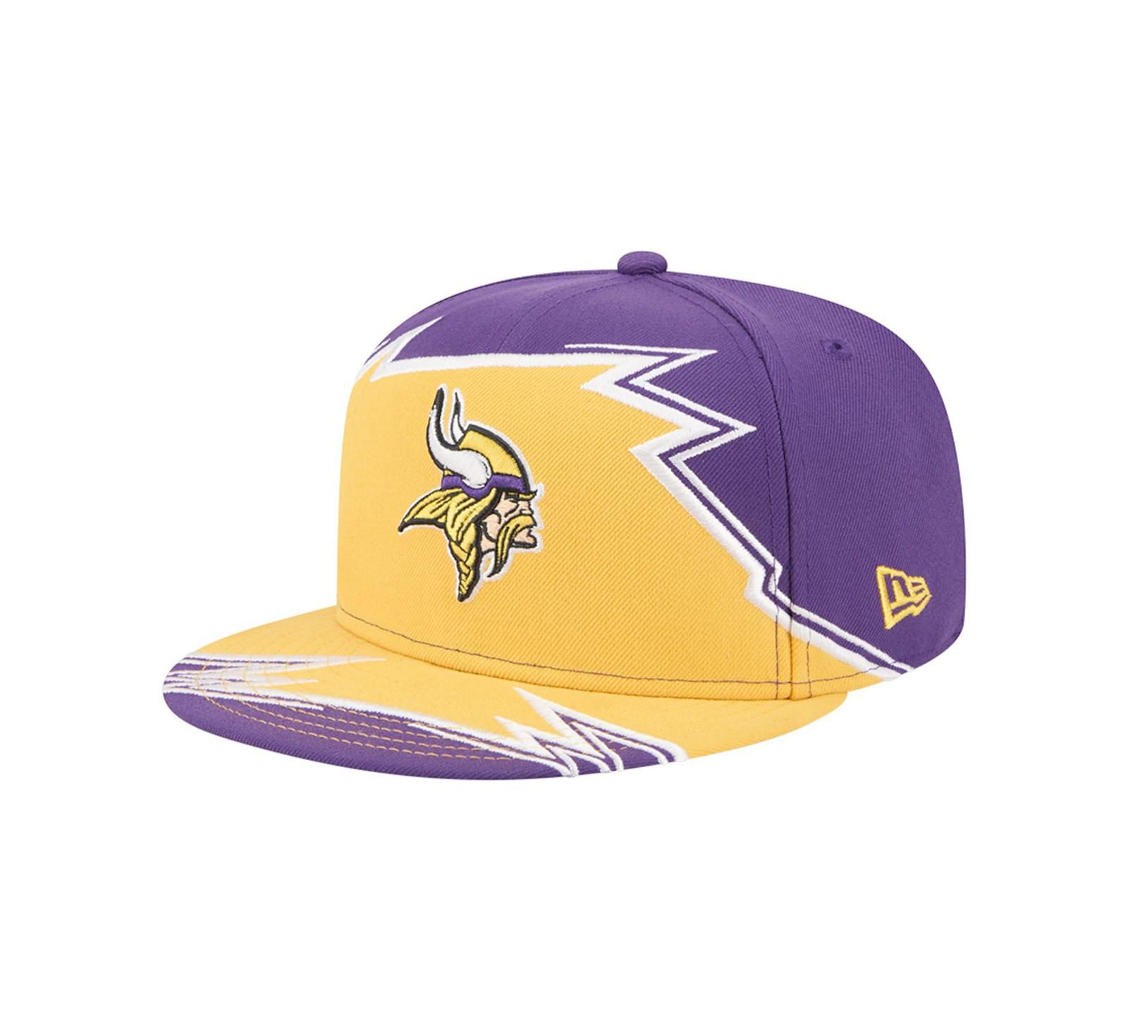 New Era Мужская кепка New Era Minnesota Vikings Break 59FIFTY Fitted Purple/Gold