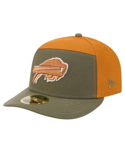 New Era Men's Olive/Brown Buffalo Bills Two-Tone Color Pack Split Panel 59FIFTY Fitted Hat