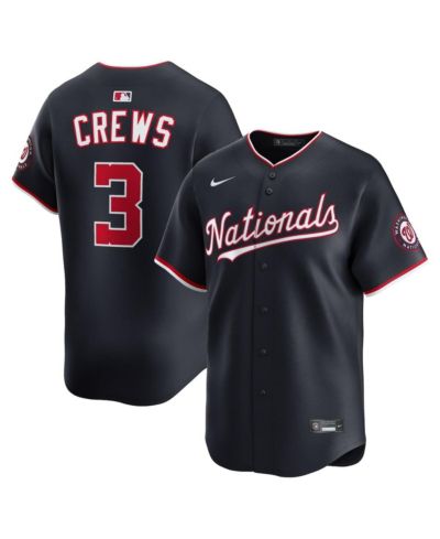 Nike Men's Dylan Crews Navy Washington Nationals Alternate Limited Jersey