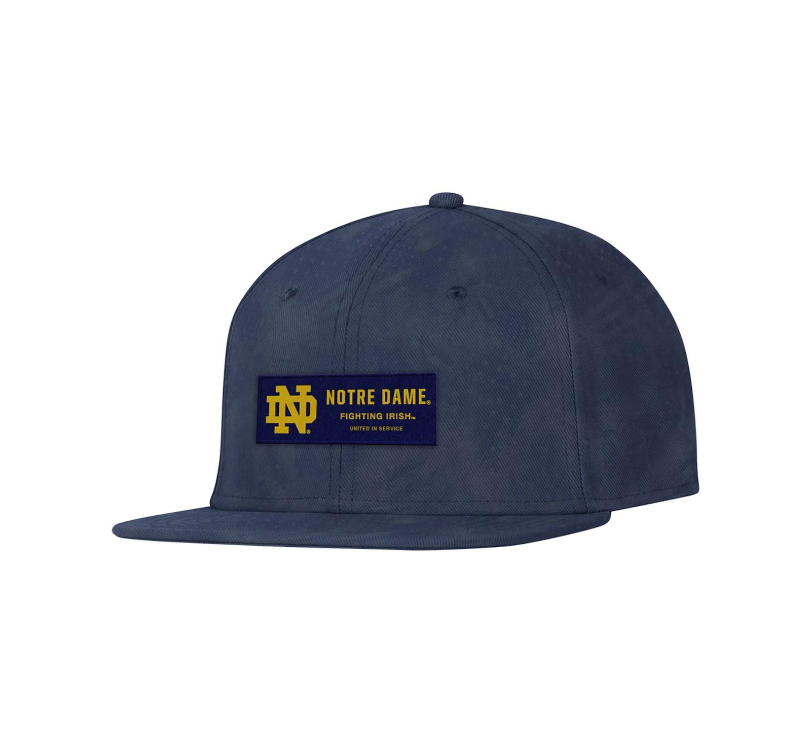 Мужская кепка Under Armour Navy Notre Dame Fighting Irish Freedom Collection ArmourFuse Snapback