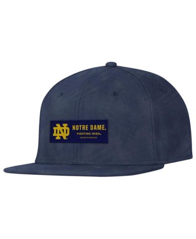Мужская кепка Under Armour Navy Notre Dame Fighting Irish Freedom Collection ArmourFuse Snapback