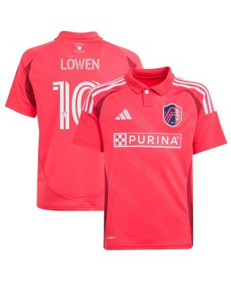 Детская реплика джерси Adidas Eduard Löwen Red St. Louis City SC 2025 Forever CITY