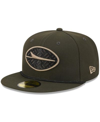 New Era Мужская кепка New York Jets 2025 Rivalries Collection Sideline Rope 59FIFTY Fitted Gotham Green