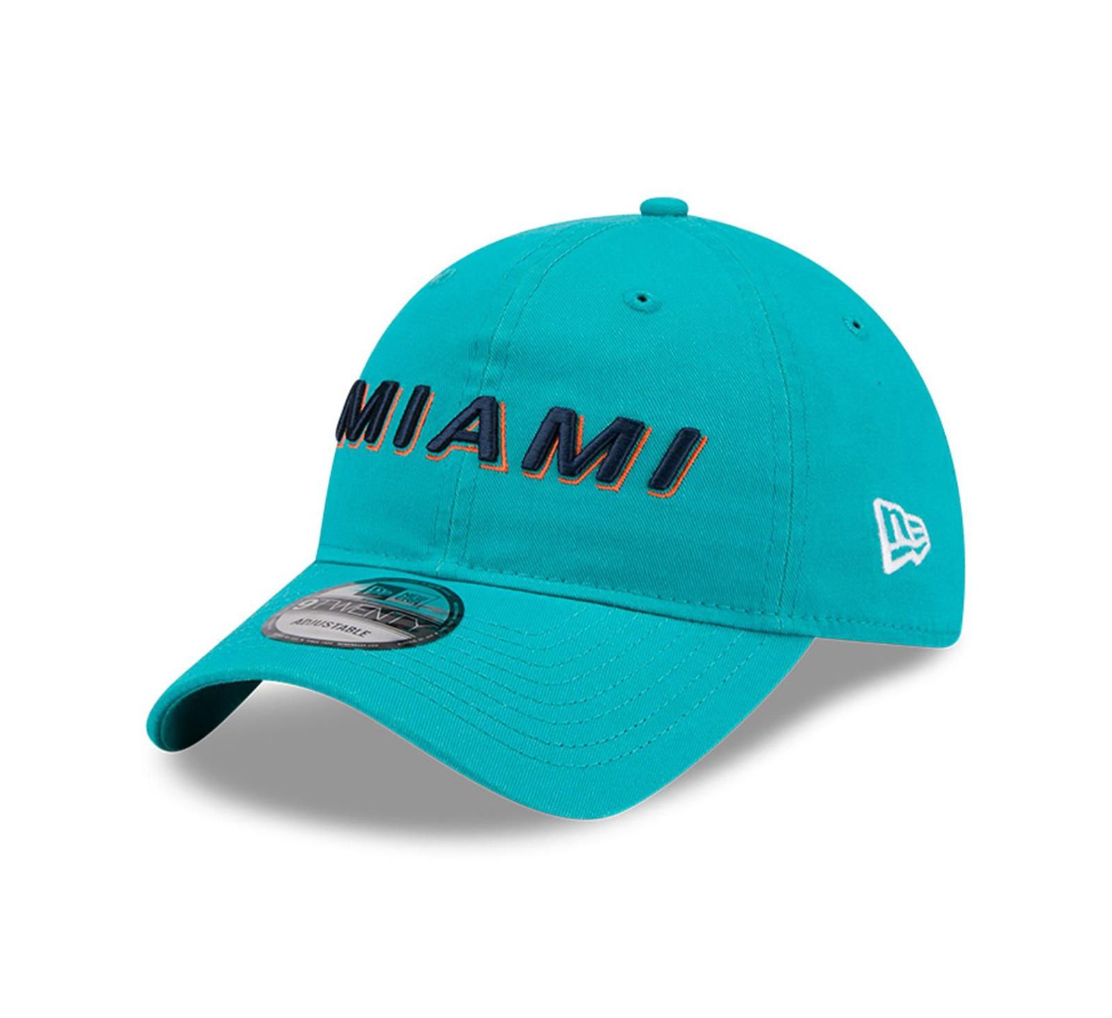 Мужская бейсболка New Era Miami Dolphins 9TWENTY Adjustable