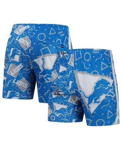 Мужские сетчатые шорты Chubbies Blue Detroit Lions