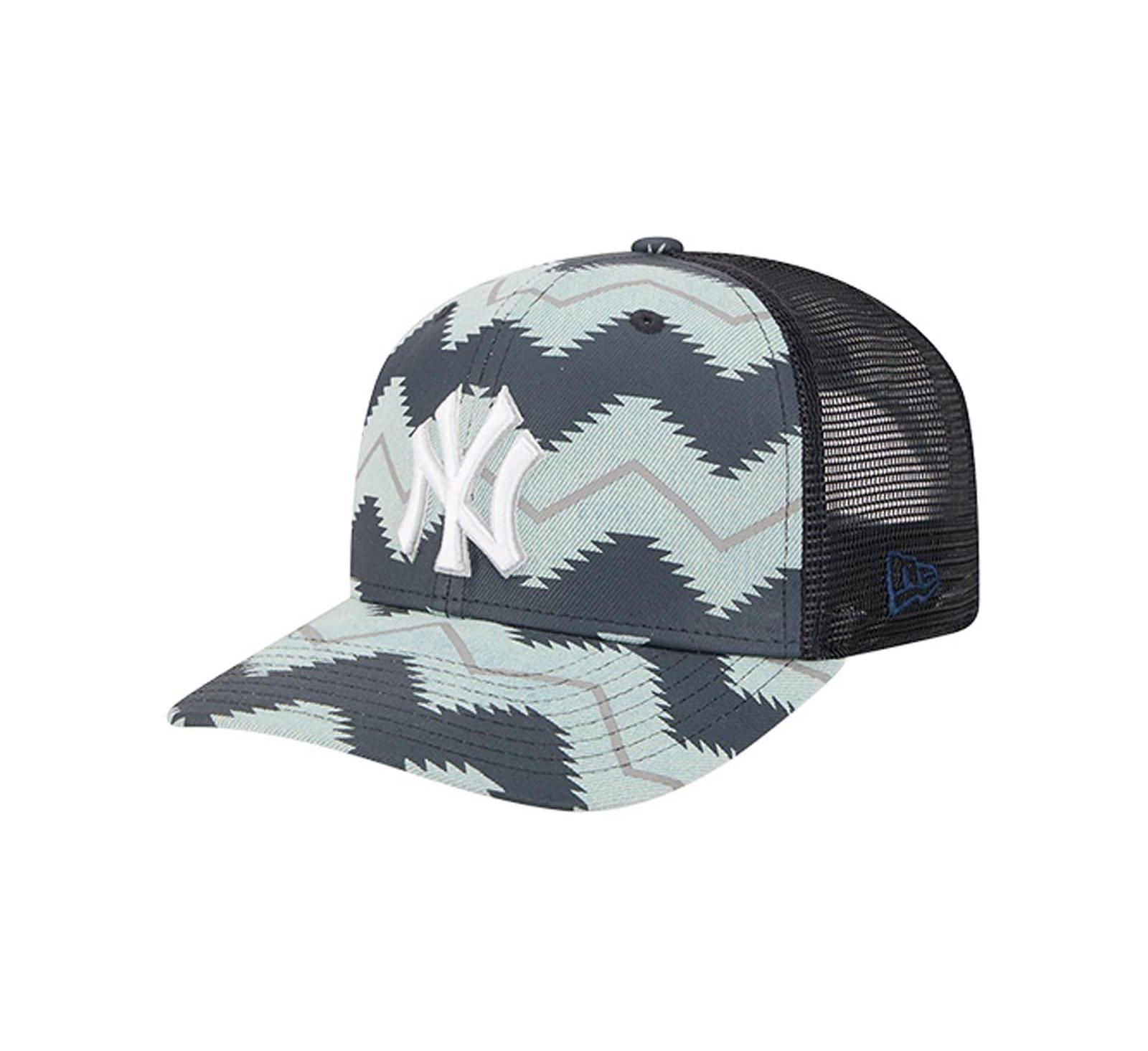 Мужская бейсболка New Era New York Yankees Aztec Denim 9SEVENTY Adjustable