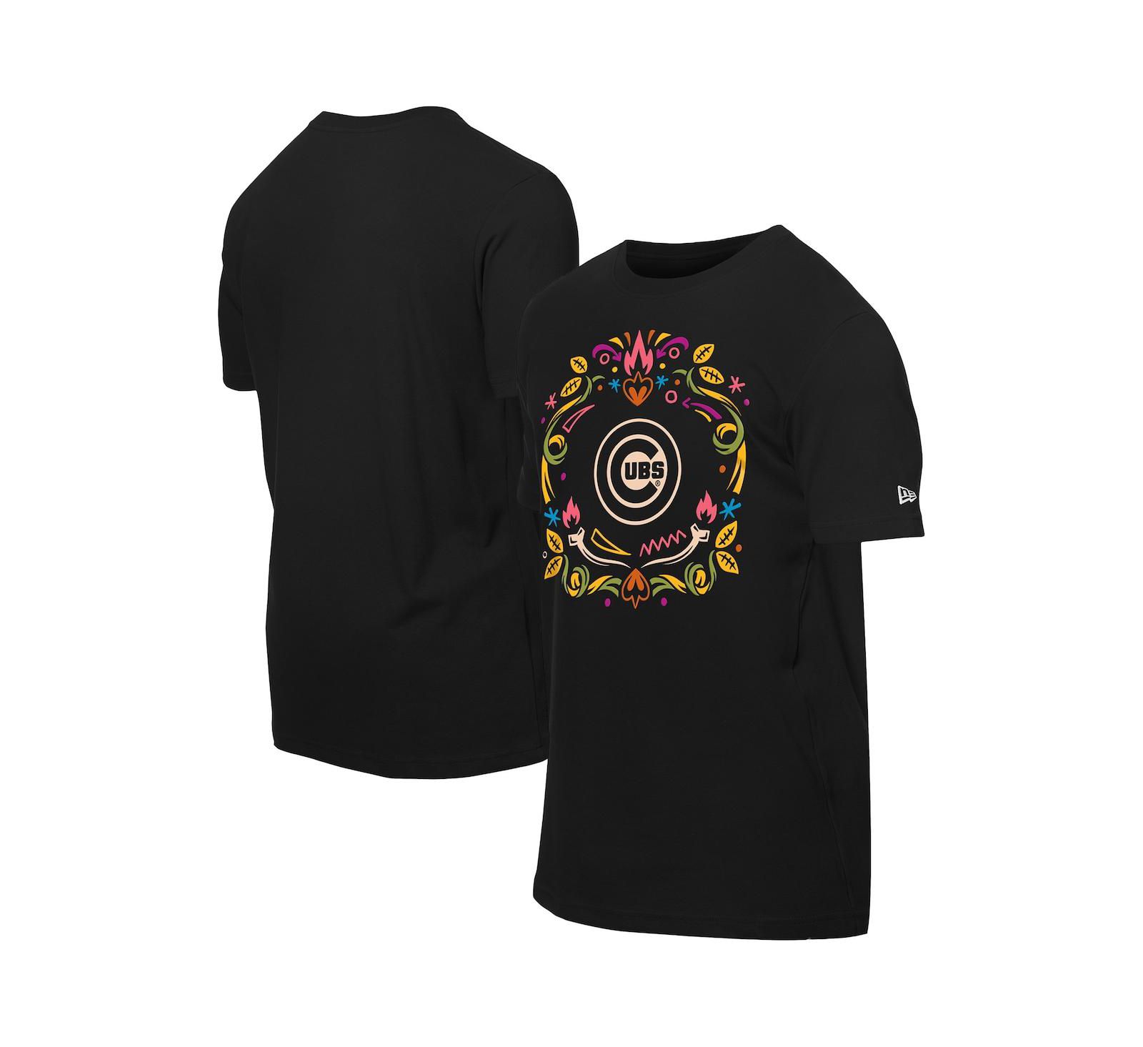 Мужская футболка New Era Chicago Cubs Día de los Muertos Washed Oversized