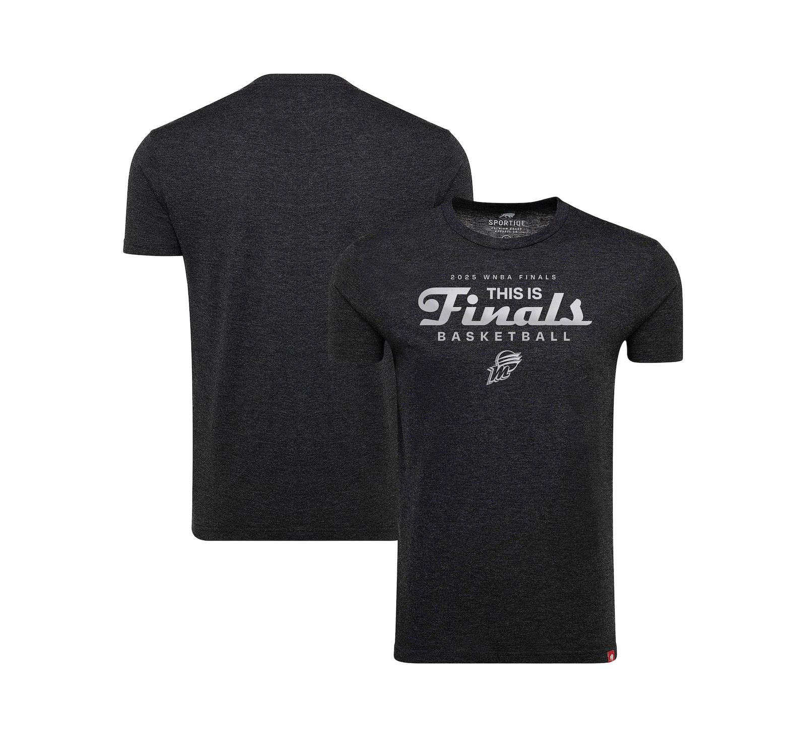 Футболка Sportiqe Phoenix Mercury 2025 WNBA Finals Tri-Blend, черная, для мужчин и женщин
