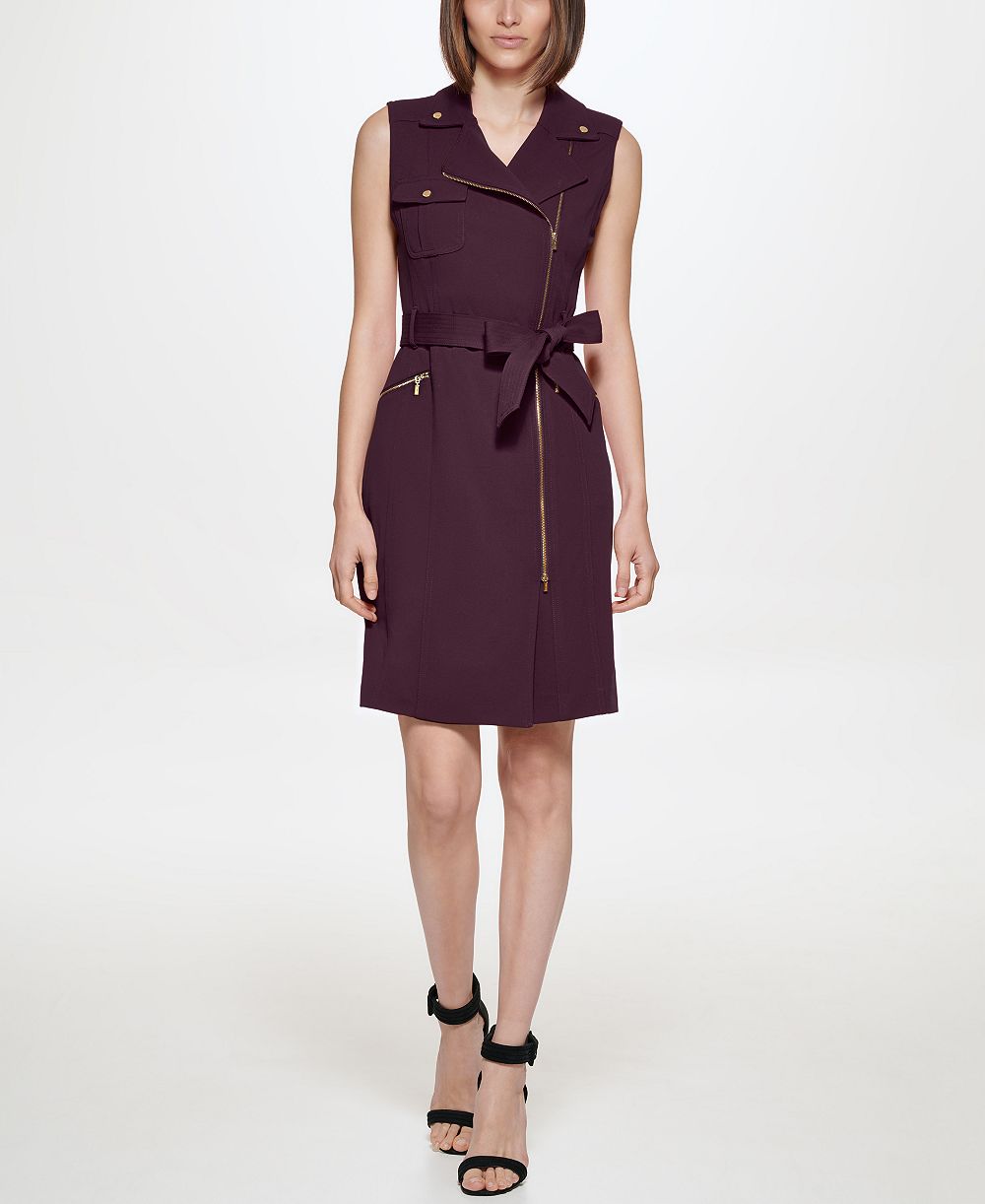 Calvin Klein Women's Scuba Crepe Sleeveless Dress