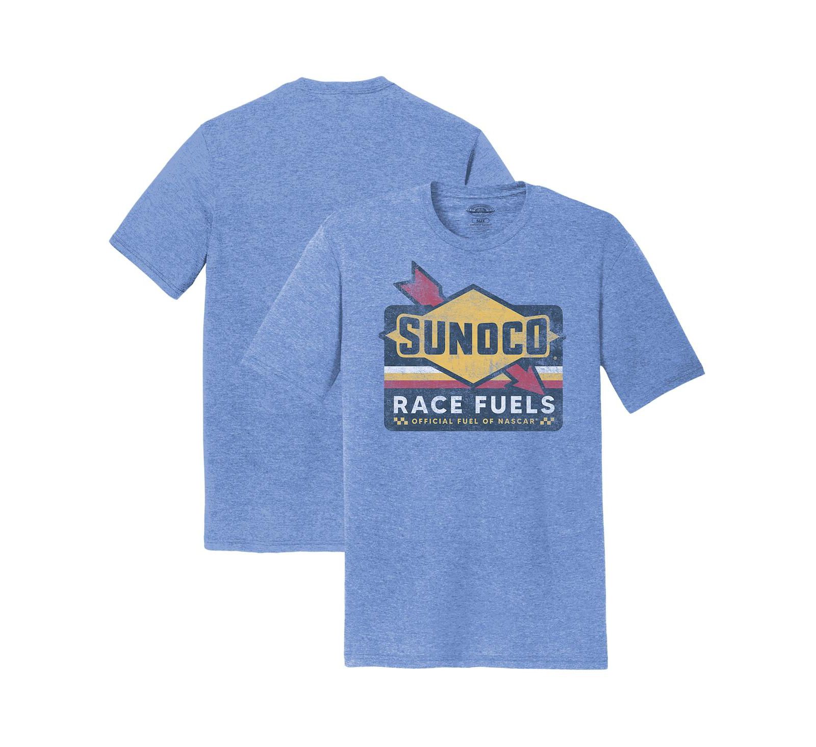 NASCAR Мужская футболка Heather Blue Sunoco Tri-Blend