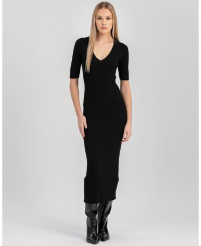 PIETRO BRUNELLI MILANO Women's V-Neck Carlotta Maxi Dress