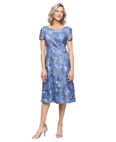 Женское платье Alex Evenings Women's Boat Neck