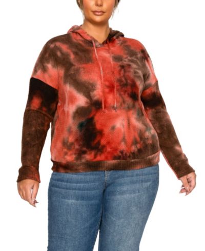 COIN 1804 Plus Size с эффектом тай-дай и шнурком