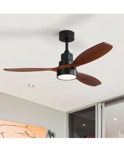 Sofucor 52 Inch 3 Blade Ceiling Fan with Light Source and Remote Control