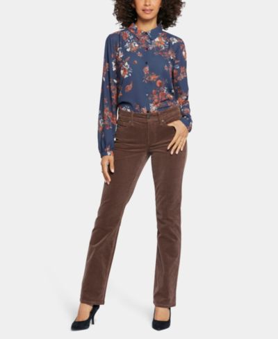 NYDJ Women's Corduroy Marilyn Straight Jeans