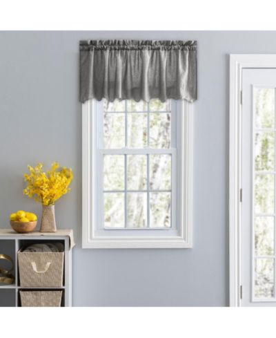 Занавеска Ellis Curtain Portland из тафты, 48x15", Grey