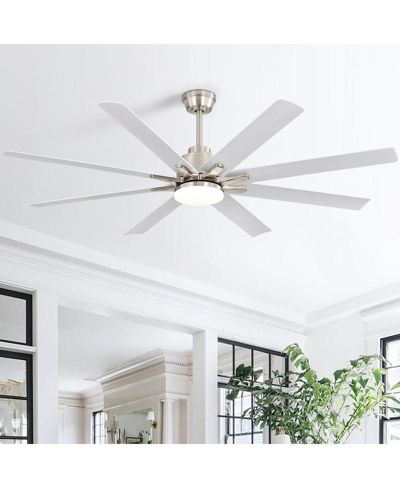 Sofucor 66 Inch 8 Blade Ceiling Fan with Intelligent Remote Control, App Timing Function