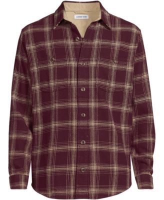 Lush burgundy/khaki tartan