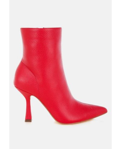 Женские ботильоны Rag & Co Womens Farnak Pleather Spool Heel