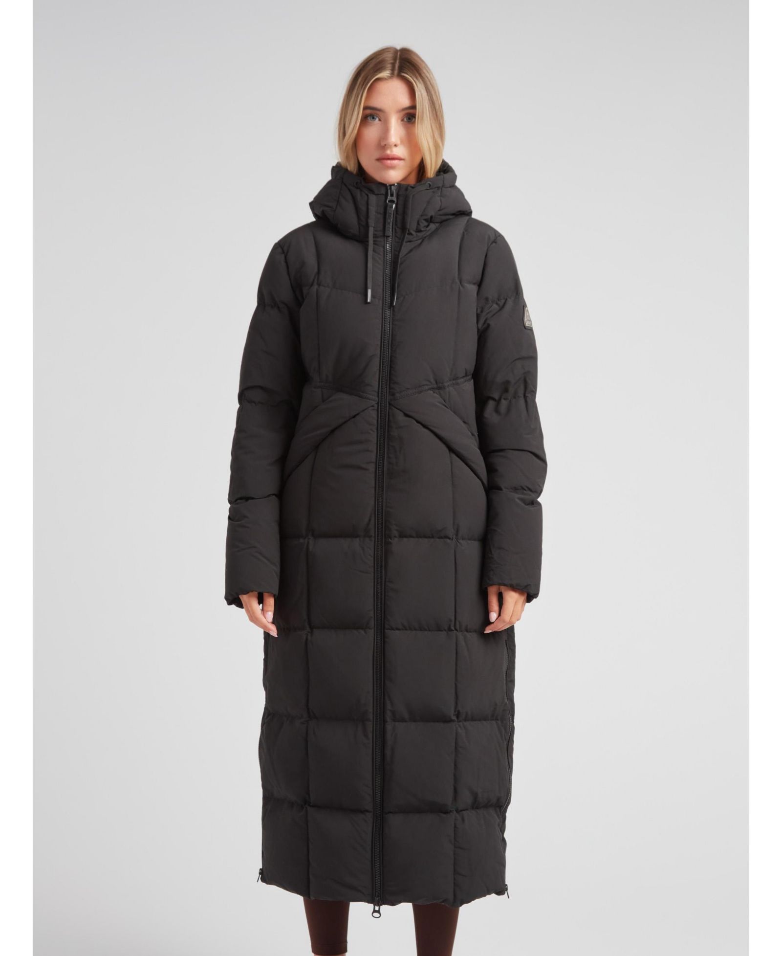 JACK1T Women's Black Star Extra Long Down Coat