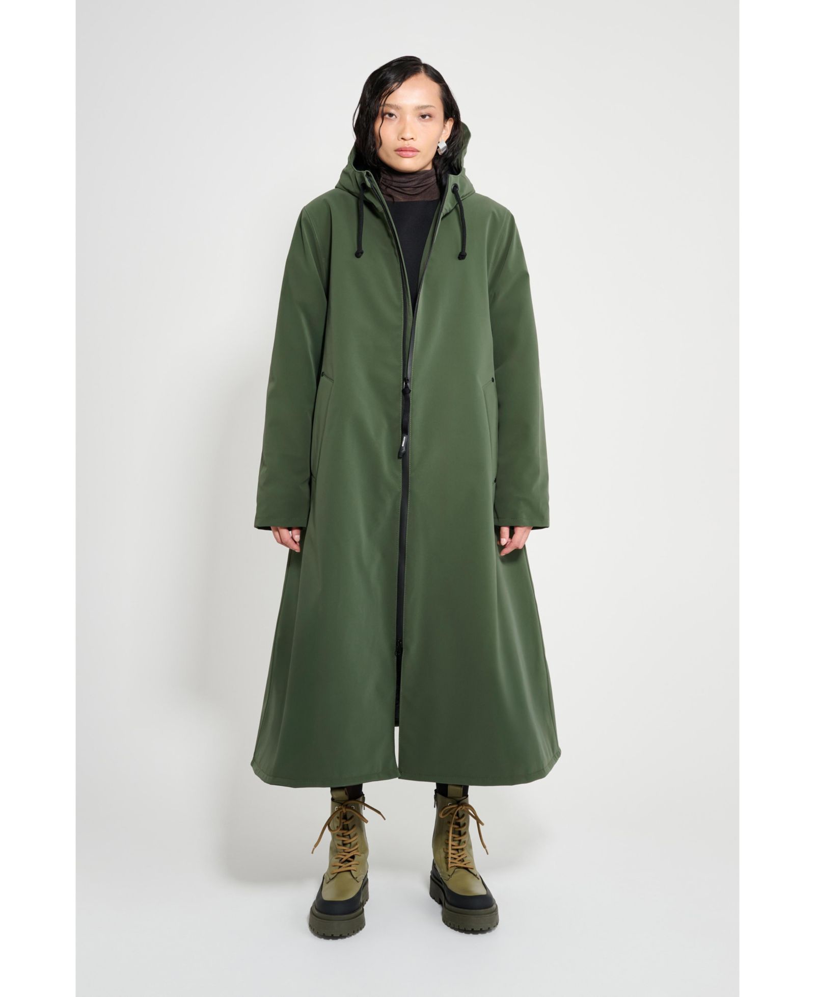 Stutterheim Женский Mosebacke Long Matte Winter Coat