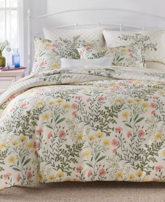 Charter Club Daisy Blooms 3-Pc. Duvet Cover Set, Full/Queen