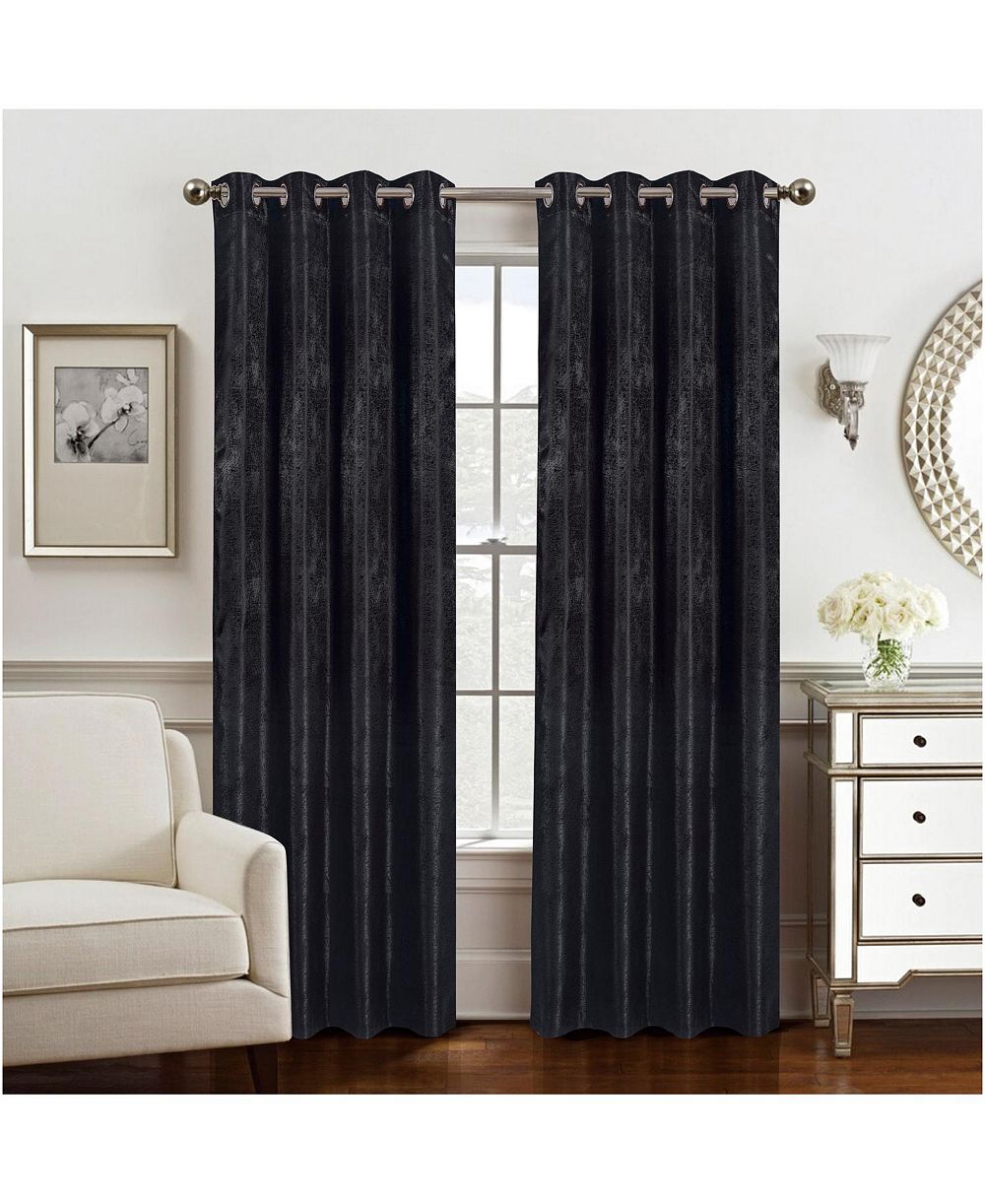 Olivia Gray Roxy Two Tone Jacquard Grommet Single Panel - 54x84"