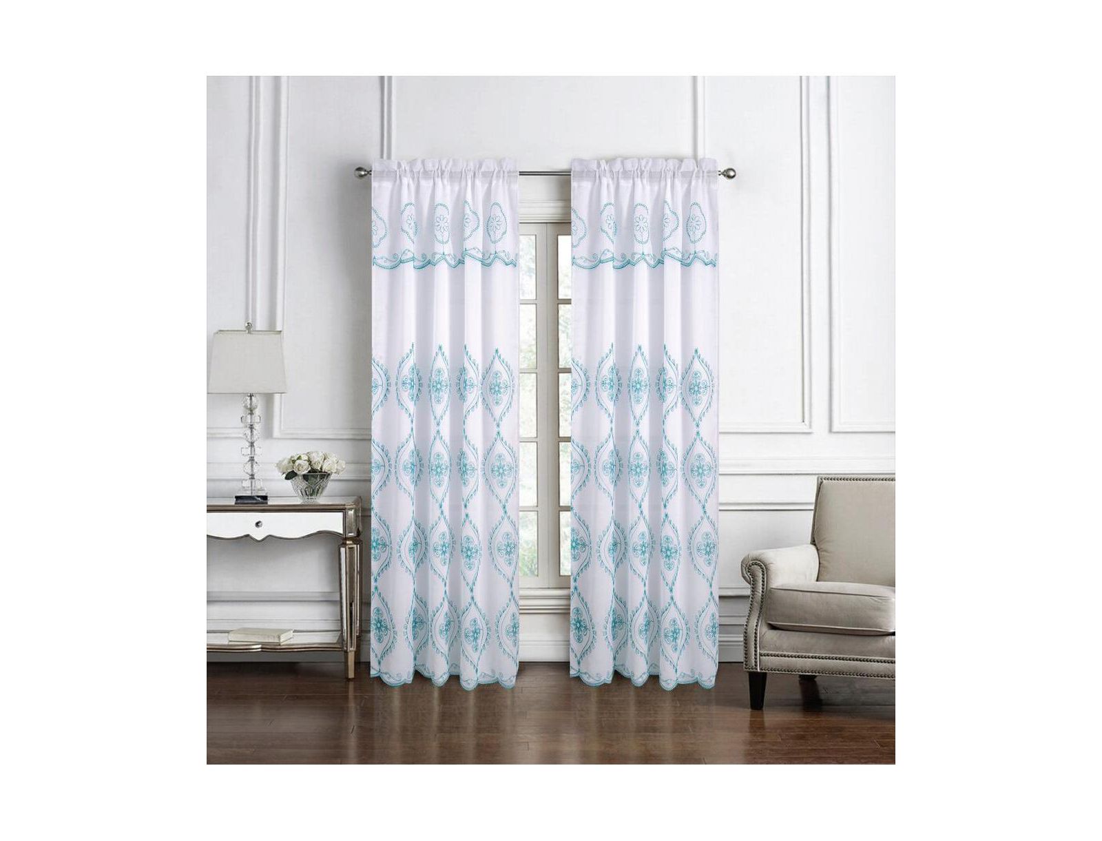 Вышитая панель Oliva Gray Arcadia - 54x90"