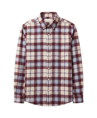 Hope & Henry Little and Big Boys' XXS - XL Organic Long Sleeve Flannel Shirt