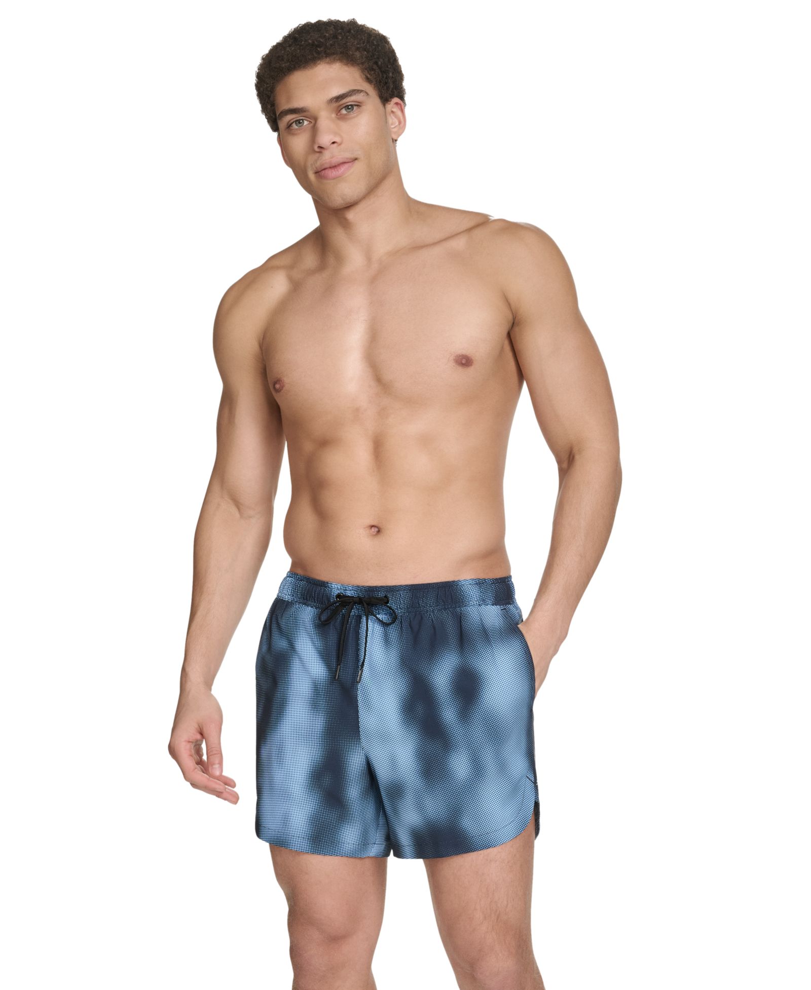 Calvin Klein Men's Stretch Active Modern Euro 5" Swimsuit