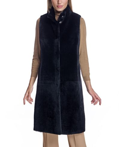 Julia & Stella By Maximilian Women's Shearling Lamb Vest