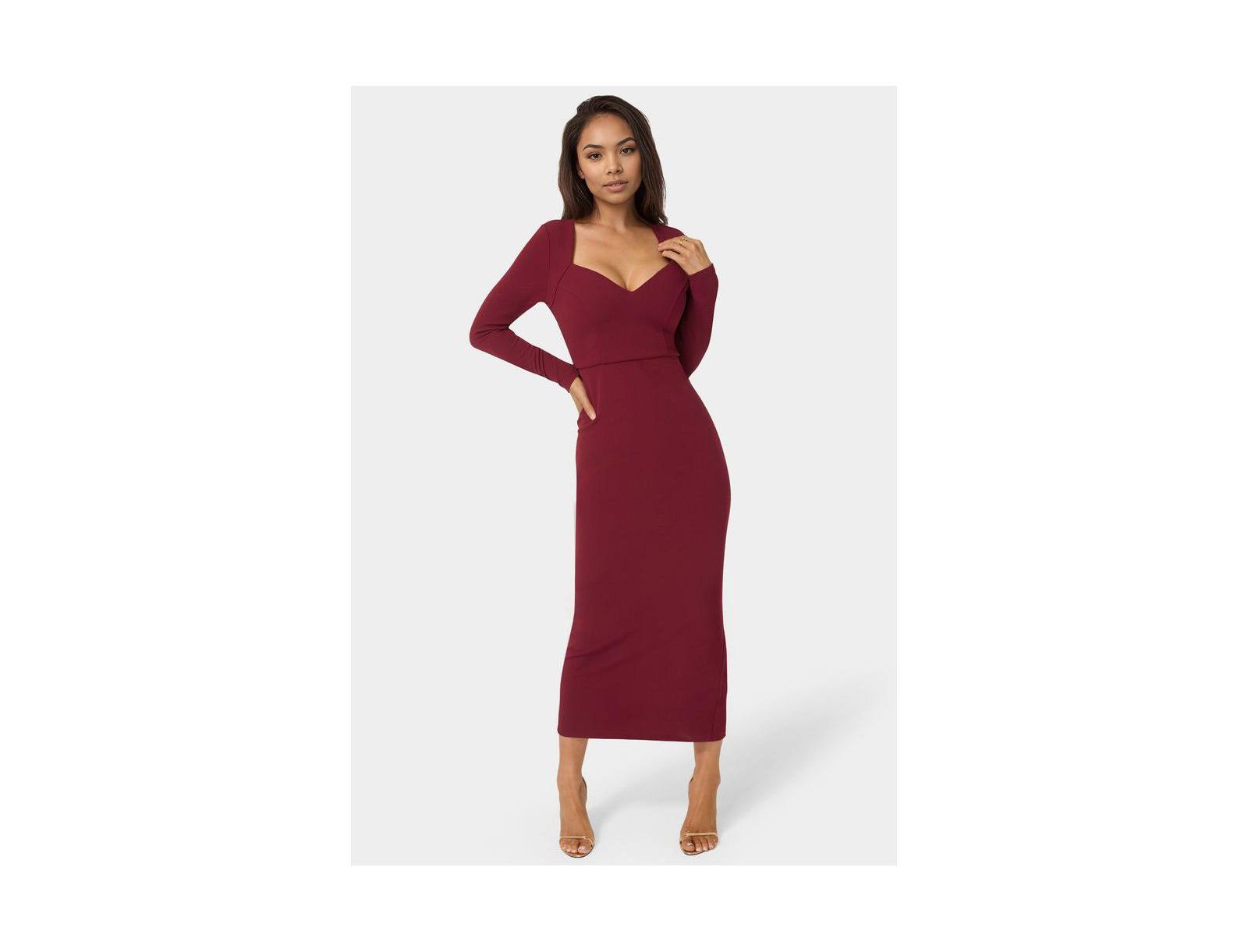 Женское платье Bebe Open Back Ankle