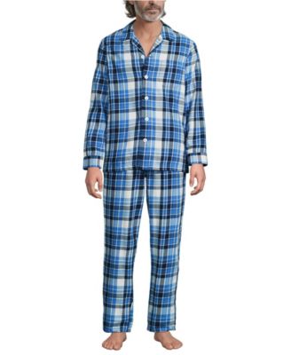 Lands' End мужской комплект фланелевой пижамы