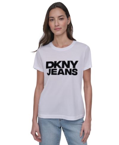 Футболка DKNY Jeans Women's Flocked Logo
