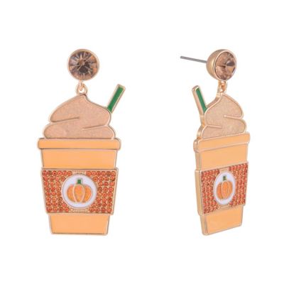 Hallmark Pumpkin Spice Latte Earrings