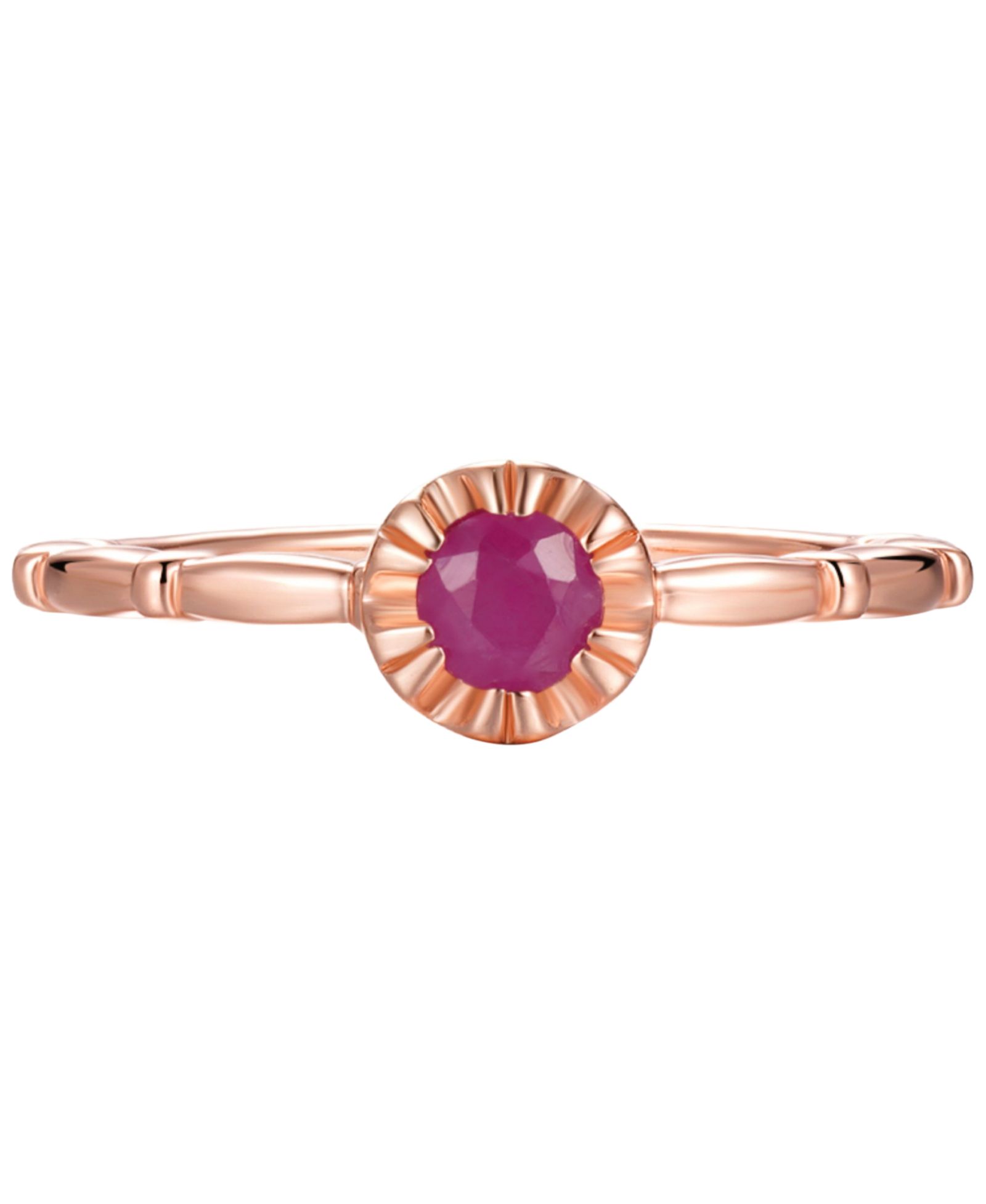 Кольцо Ruby Macy's (2/5 ct. t.w.) в позолоченном стерлинговом серебре