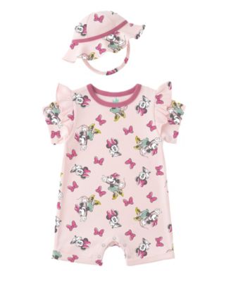 Детский комплект Disney Minnie Print Romper и шапка, 2-Piece Set